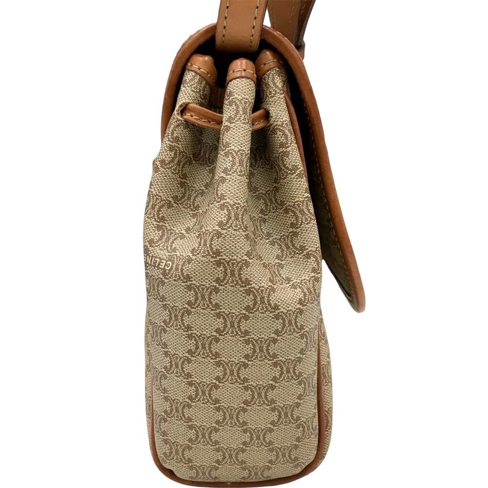 Celine Macadam Shoulder Bag Crossbody Beige - Picture 5 of 10